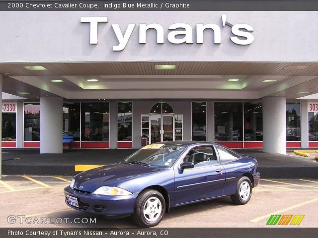 2000 Chevrolet Cavalier Coupe in Indigo Blue Metallic