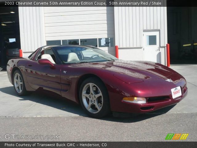 2003 Chevrolet Corvette 50th Anniversary Edition Coupe in 50th Anniversary Red