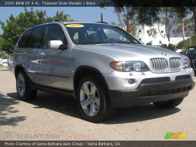 2005 BMW X5 4.4i in Titanium Silver Metallic