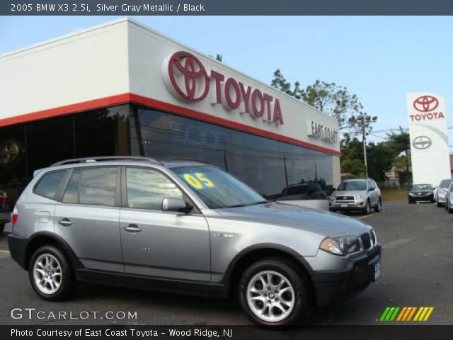 2005 BMW X3 2.5i in Silver Gray Metallic