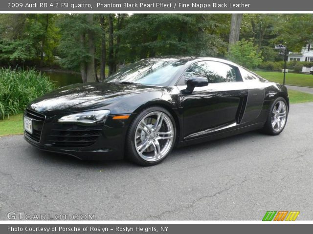 2009 Audi R8 4.2 FSI quattro in Phantom Black Pearl Effect