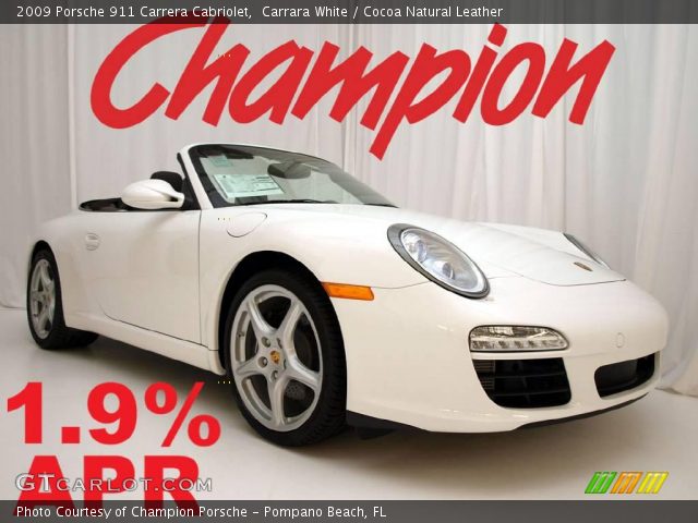 2009 Porsche 911 Carrera Cabriolet in Carrara White