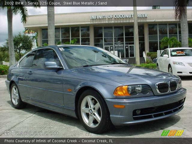 2002 BMW 3 Series 325i Coupe in Steel Blue Metallic