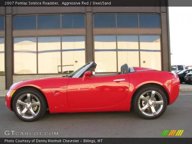 2007 Pontiac Solstice Roadster in Aggressive Red