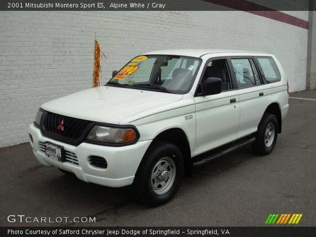 2001 Mitsubishi Montero Sport ES in Alpine White