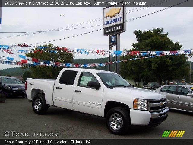 2009 Chevrolet Silverado 1500 LS Crew Cab 4x4 in Summit White