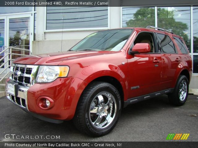 2008 Ford Escape Limited 4WD in Redfire Metallic