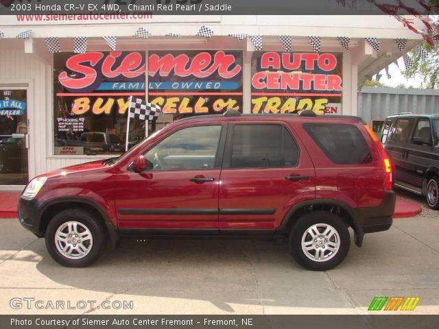 2003 Honda CR-V EX 4WD in Chianti Red Pearl