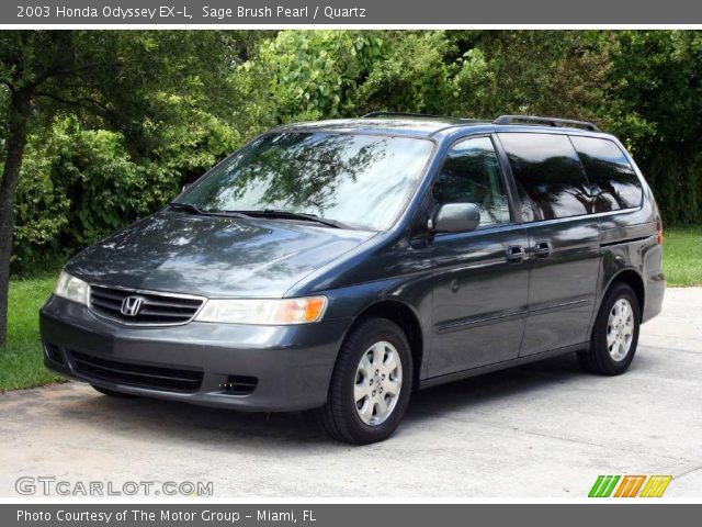 2003 Honda Odyssey EX-L in Sage Brush Pearl