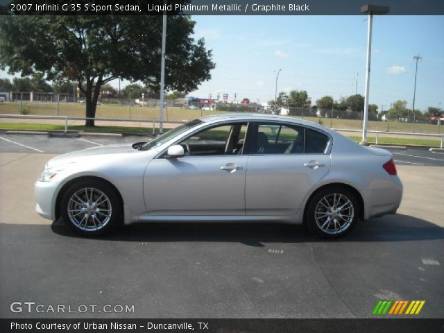 2007 Infiniti G 35 S Sport Sedan in Liquid Platinum Metallic