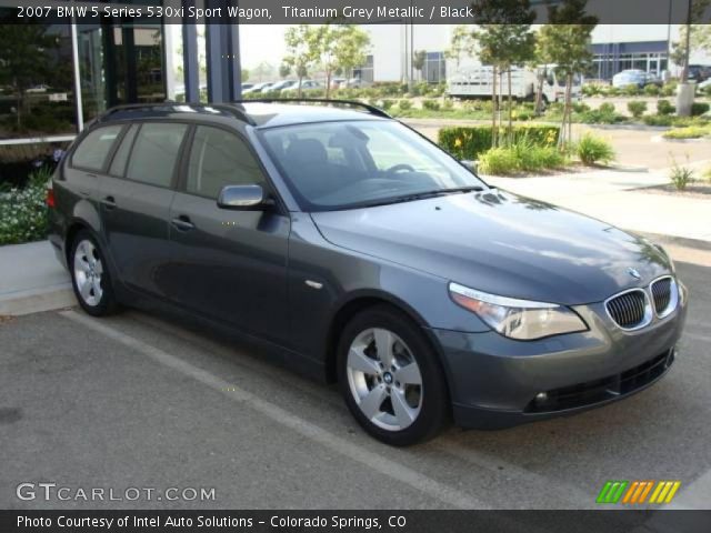 2007 BMW 5 Series 530xi Sport Wagon in Titanium Grey Metallic