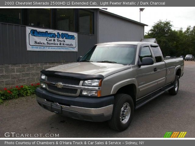 2003 Chevrolet Silverado 2500HD LS Extended Cab in Light Pewter Metallic