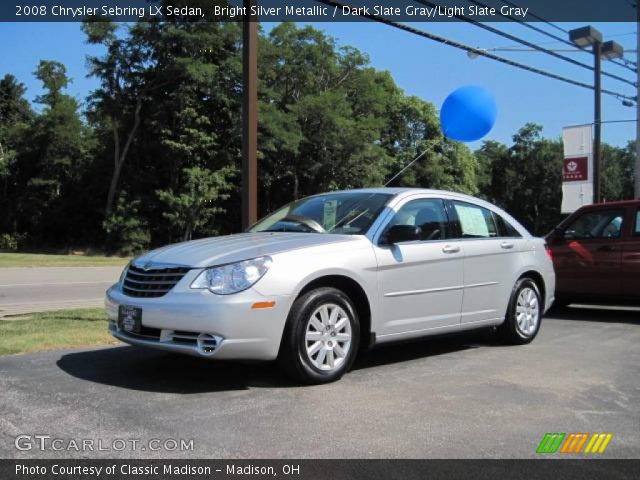2008 Chrysler Sebring LX Sedan in Bright Silver Metallic