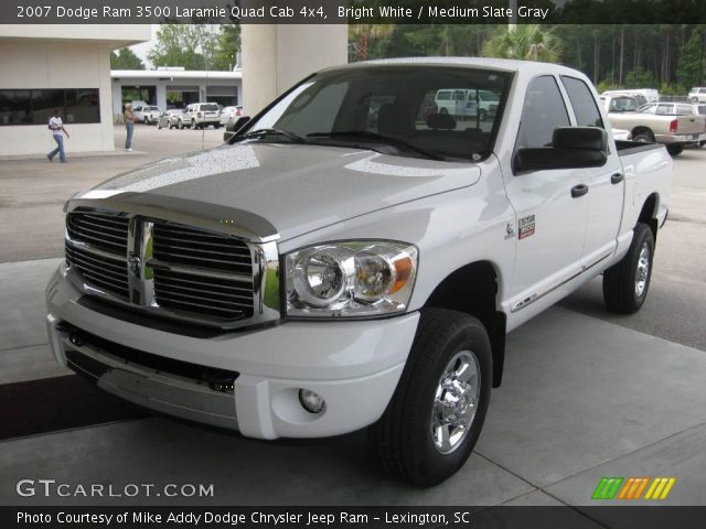 2007 Dodge Ram 3500 Laramie Quad Cab 4x4 in Bright White