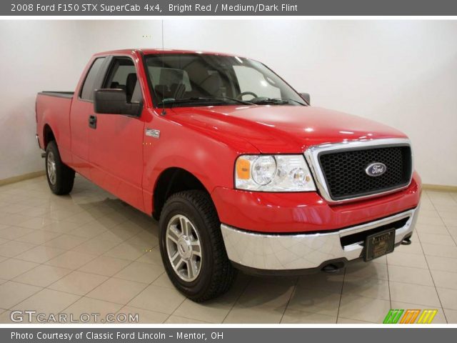 2008 Ford F150 STX SuperCab 4x4 in Bright Red
