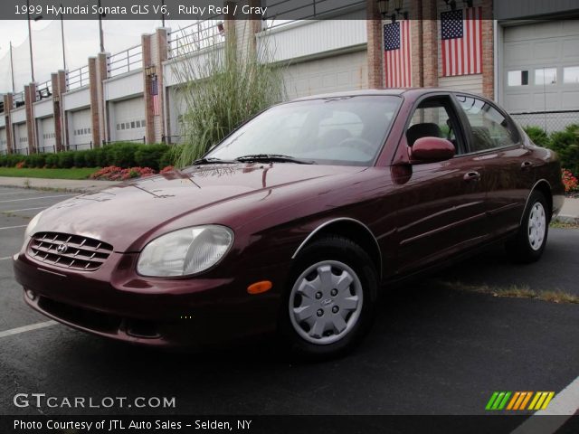 1999 Hyundai Sonata GLS V6 in Ruby Red