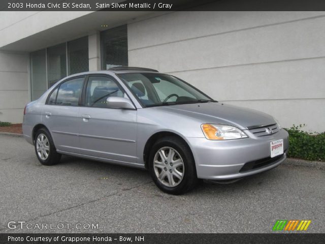 2003 Honda Civic EX Sedan in Satin Silver Metallic