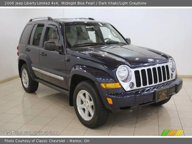 2006 Jeep Liberty Limited 4x4 in Midnight Blue Pearl