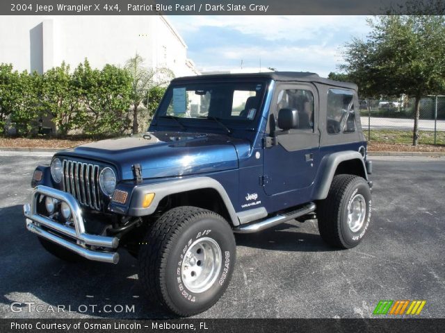 2004 Jeep Wrangler X 4x4 in Patriot Blue Pearl