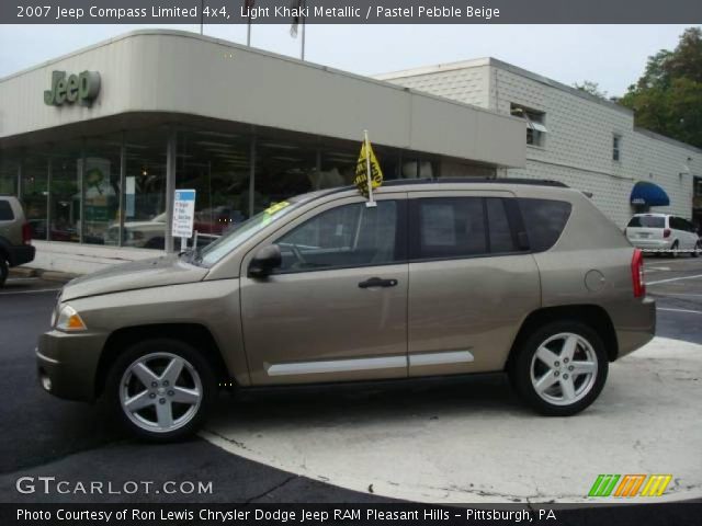 2007 Jeep Compass Limited 4x4 in Light Khaki Metallic