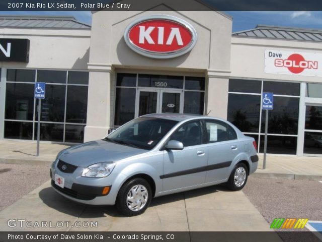 2007 Kia Rio LX Sedan in Polar Blue