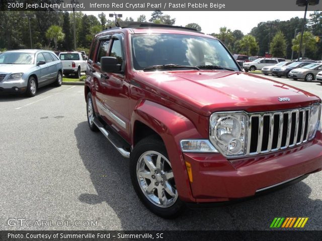 2008 Jeep Liberty Limited in Inferno Red Crystal Pearl