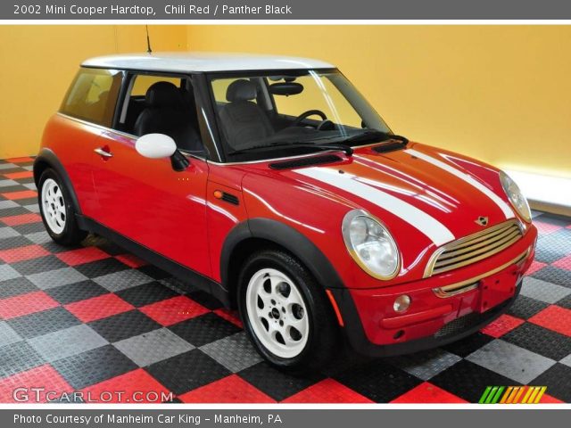 2002 Mini Cooper Hardtop in Chili Red