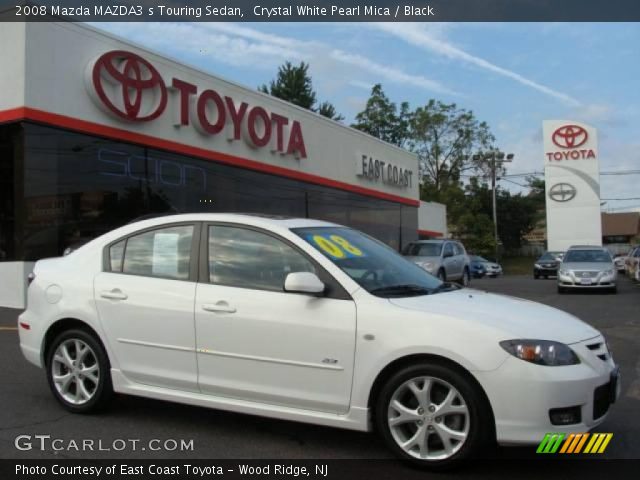 2008 Mazda MAZDA3 s Touring Sedan in Crystal White Pearl Mica