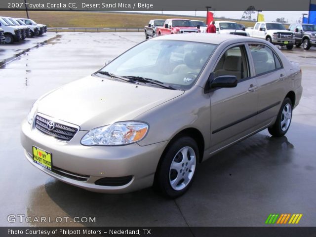 2007 Toyota Corolla CE in Desert Sand Mica