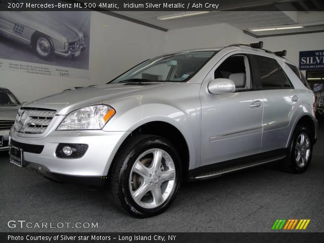 2007 Mercedes-Benz ML 500 4Matic in Iridium Silver Metallic