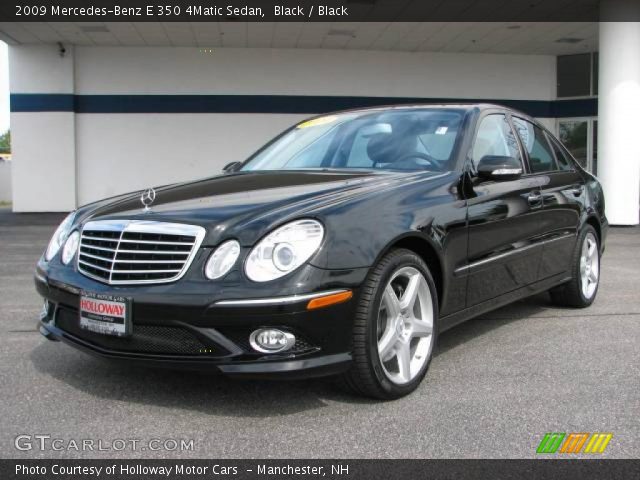 2009 Mercedes-Benz E 350 4Matic Sedan in Black
