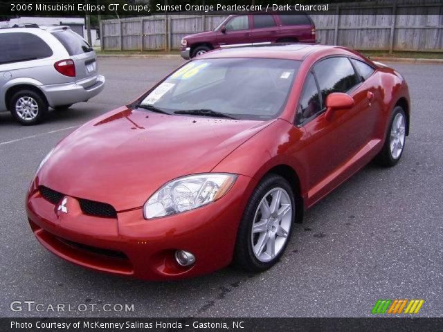 2006 Mitsubishi Eclipse GT Coupe in Sunset Orange Pearlescent