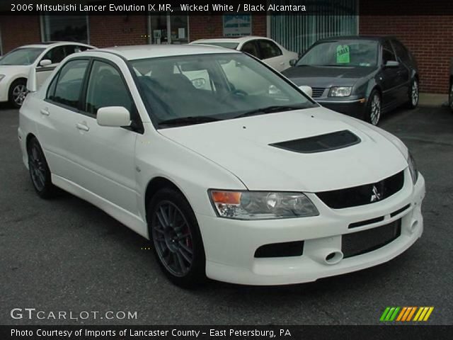 2006 Mitsubishi Lancer Evolution IX MR in Wicked White