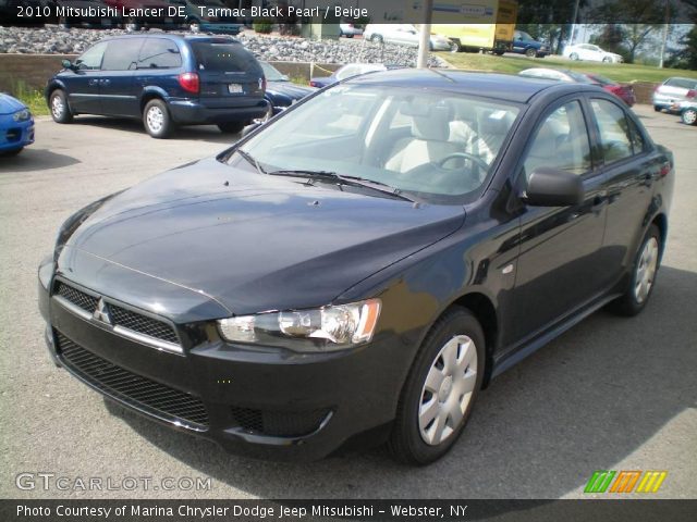 2010 Mitsubishi Lancer DE in Tarmac Black Pearl