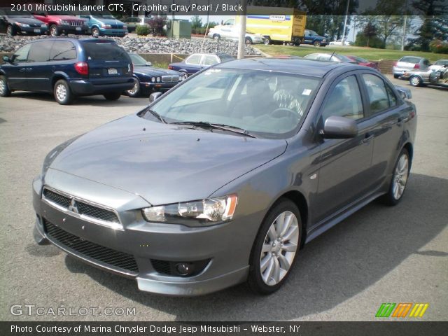 2010 Mitsubishi Lancer GTS in Graphite Gray Pearl