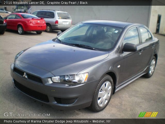 2010 Mitsubishi Lancer DE in Graphite Gray Pearl