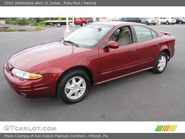 2002 Oldsmobile Alero GL Sedan in Ruby Red