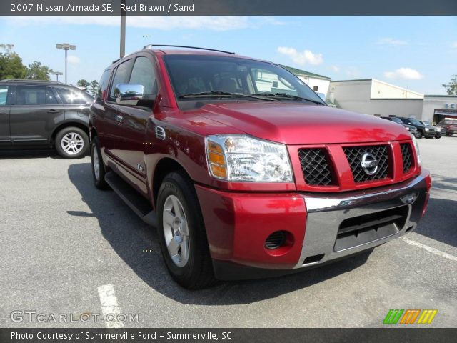 2007 Nissan Armada SE in Red Brawn