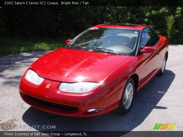 2002 Saturn S Series SC2 Coupe in Bright Red