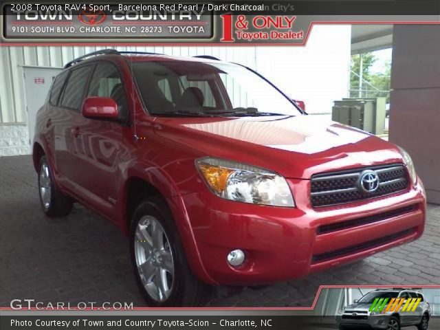 2008 Toyota RAV4 Sport in Barcelona Red Pearl