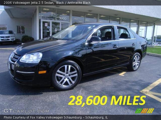 2006 Volkswagen Jetta 2.5 Sedan in Black