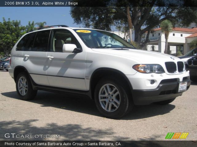 2006 BMW X5 3.0i in Alpine White