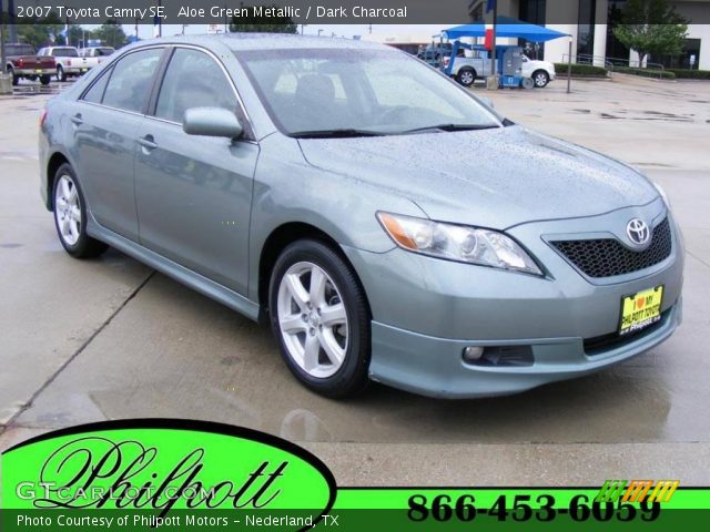 2007 Toyota Camry SE in Aloe Green Metallic