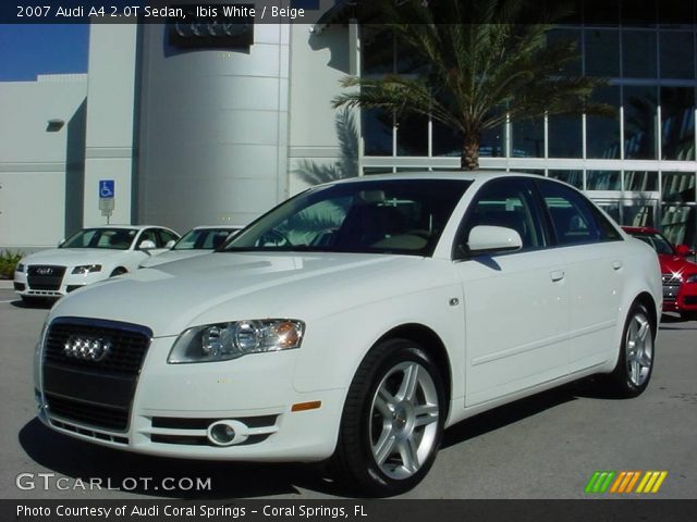 2007 Audi A4 2.0T Sedan in Ibis White
