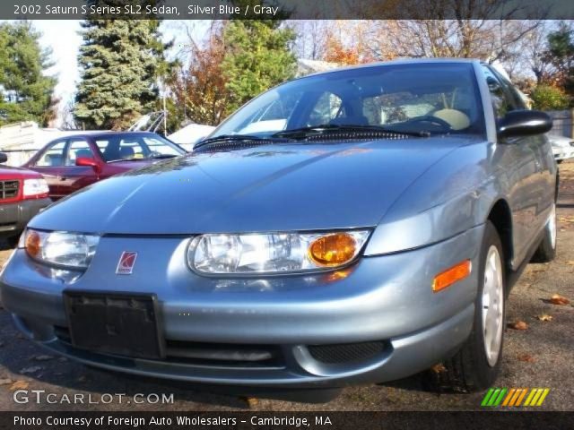 2002 Saturn S Series SL2 Sedan in Silver Blue
