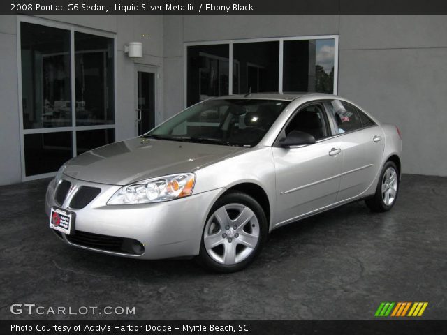 2008 Pontiac G6 Sedan in Liquid Silver Metallic