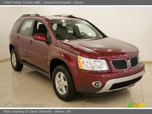 2008 Pontiac Torrent AWD in Sonoma Red Metallic