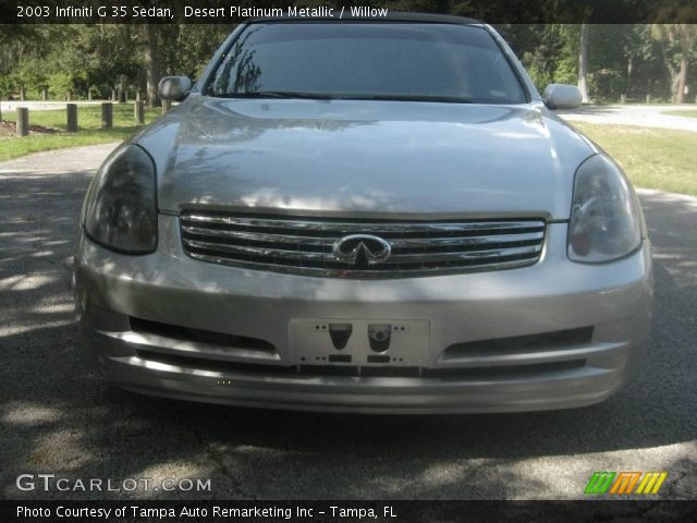 2003 Infiniti G 35 Sedan in Desert Platinum Metallic