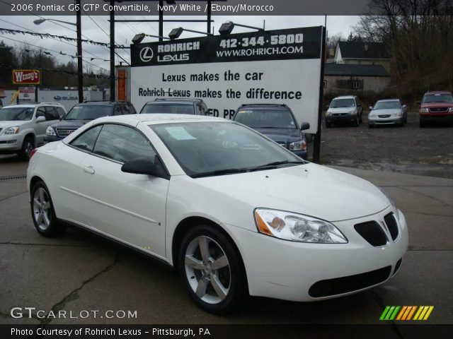 2006 Pontiac G6 GTP Convertible in Ivory White