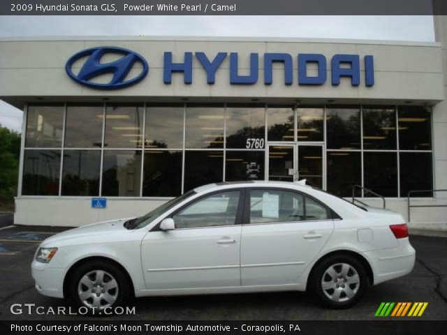 2009 Hyundai Sonata GLS in Powder White Pearl